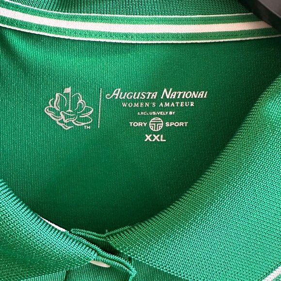 Augusta Masters Ladies Amateur Collared Golf Shirt Tory Burch Sport - Picture 2 of 5